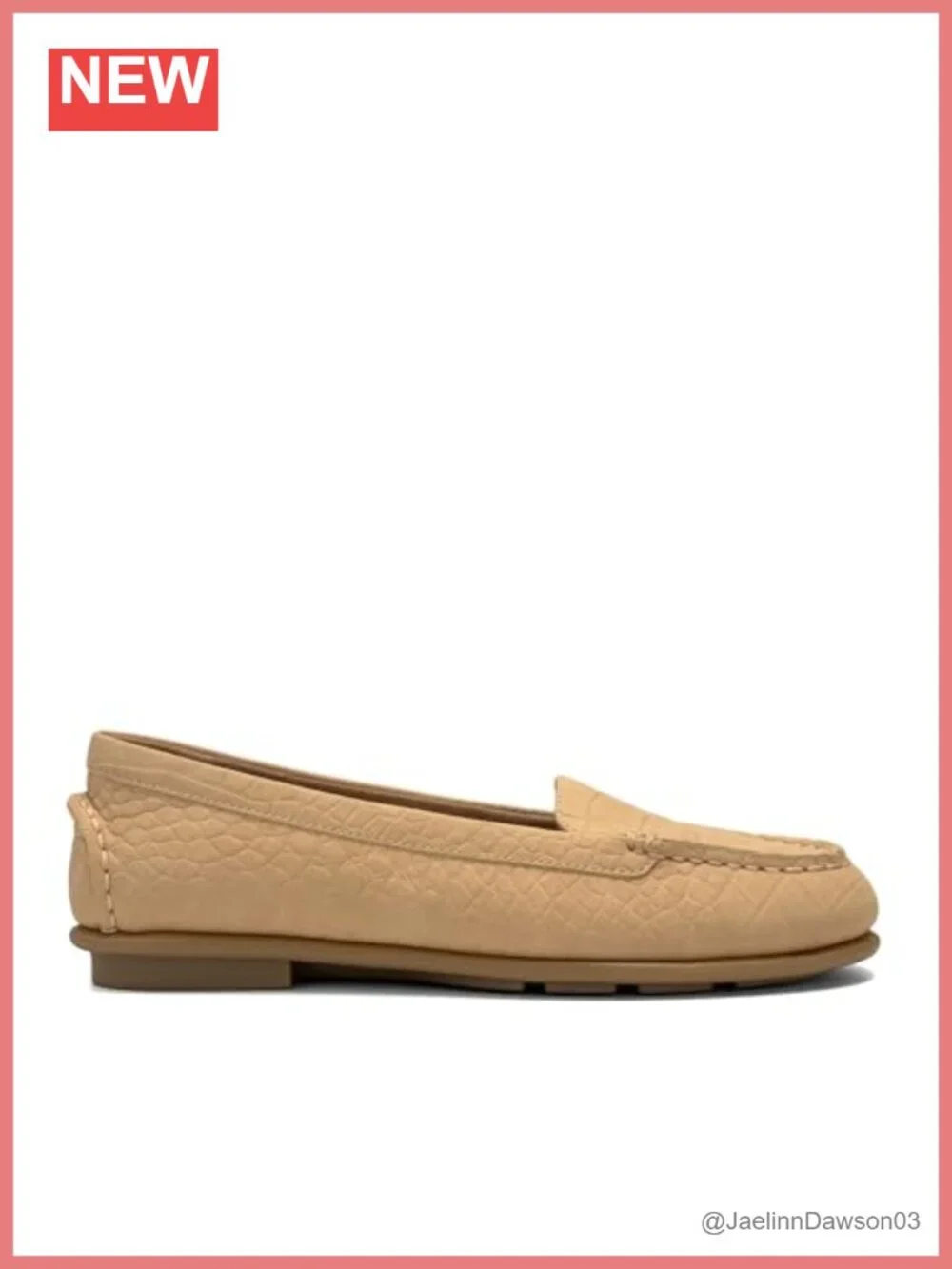 Faux Nubuck Slip-On Loafer Flat with Memory Foam Insole